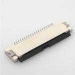 0.5mm ပတ္တာသော့ SMT H1.2mm အောက်ခြေအဆက်အသွယ် FPC/FFC ချိတ်ဆက်ကိရိယာများ